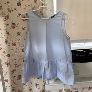 Zara blue tank top
